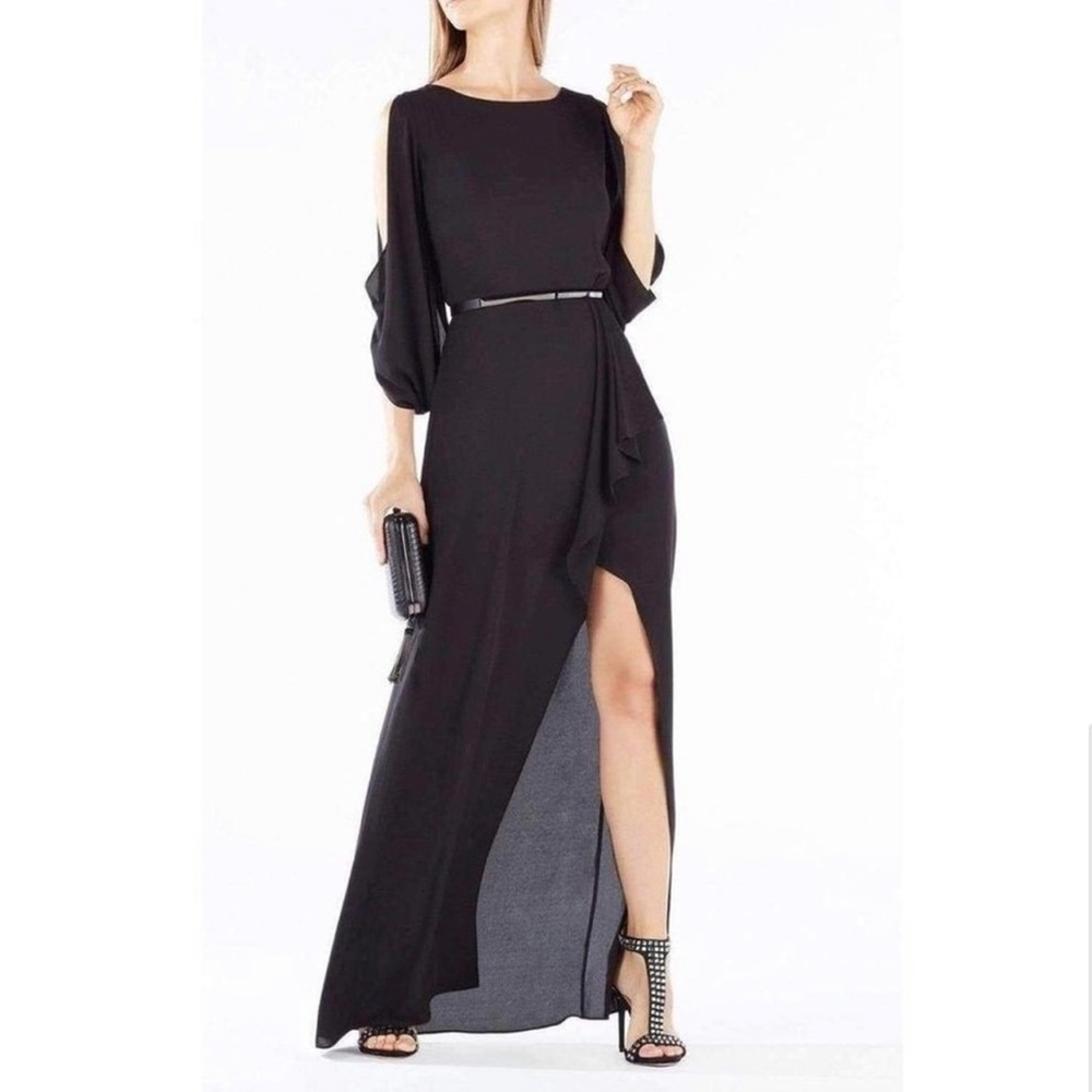 Bcbg Max Azria Rayah long dress, embroidered back